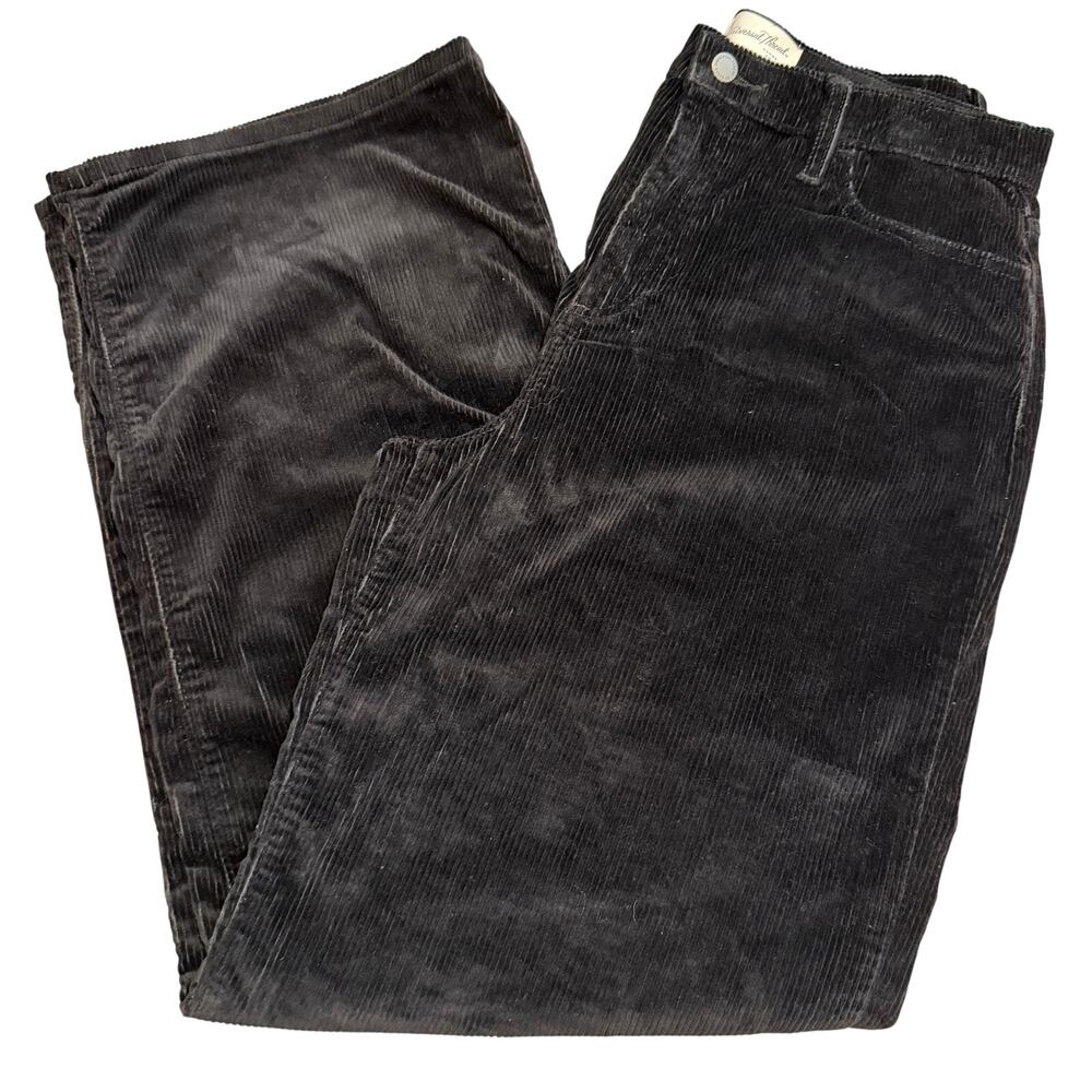 Universal Thread Women's Black High Rise Corduroy Wide Leg Jeans - Size 10 - NWT